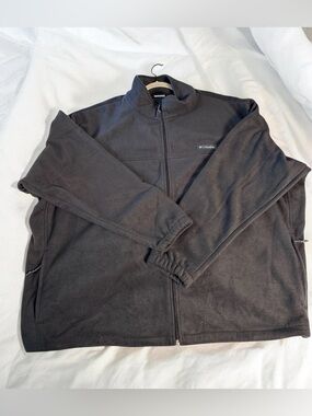 Columbia Steens Mountain Fleece Jacket 6X NWT Black Full Zip Big & Tall